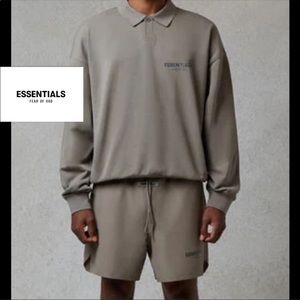 ESSENTIALS fear of God Long sleeve polo shirt